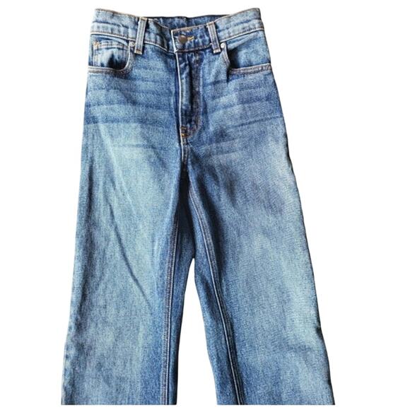 Revice Flare Eclipse Jeans 00 Womens High Rise Straight Leg Denim Medium Wash - Picture 2 of 5